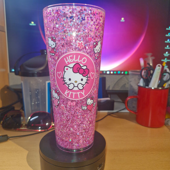 Gepersonaliseerde 24oz Snowglobe drinkbeker