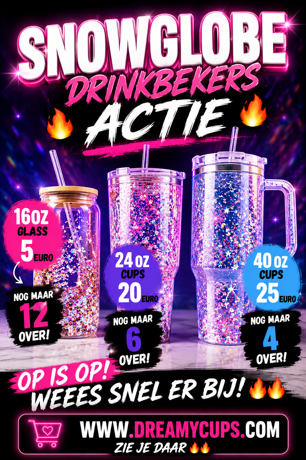 Drinkbekers – actie