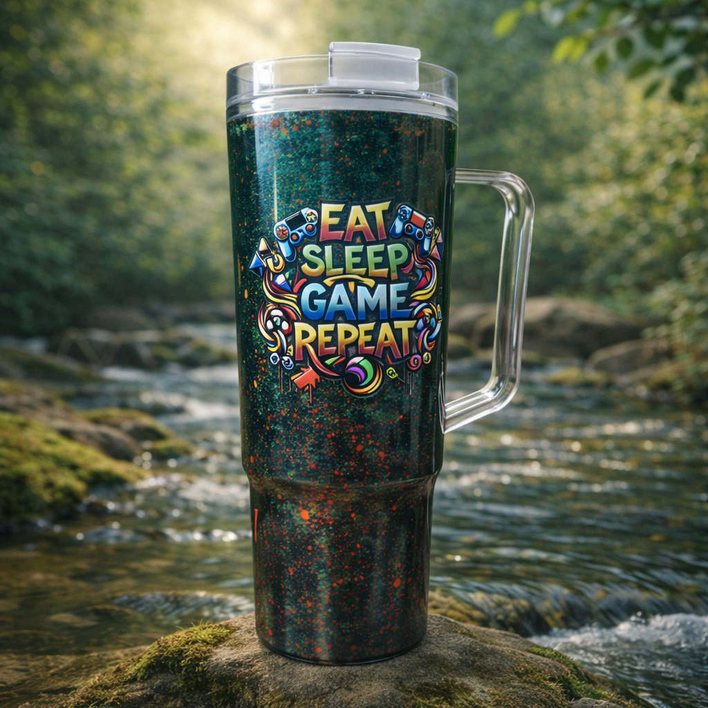 Gepersonaliseerde 40oz Snowglobe drinkbeker
