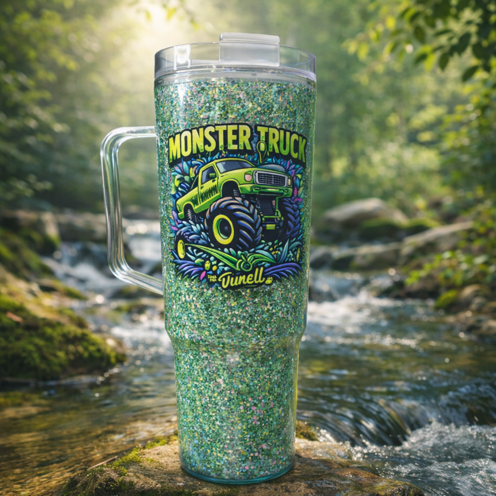 Gepersonaliseerde 40oz Snowglobe drinkbeker