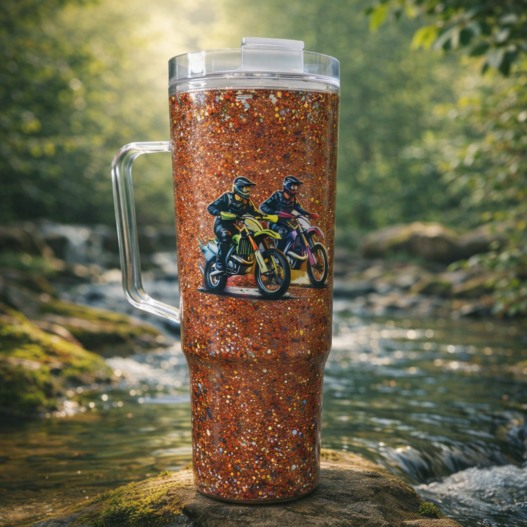 Gepersonaliseerde 40oz Snowglobe drinkbeker
